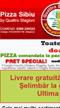 Mobile Screenshot of pizzasibiu.ro